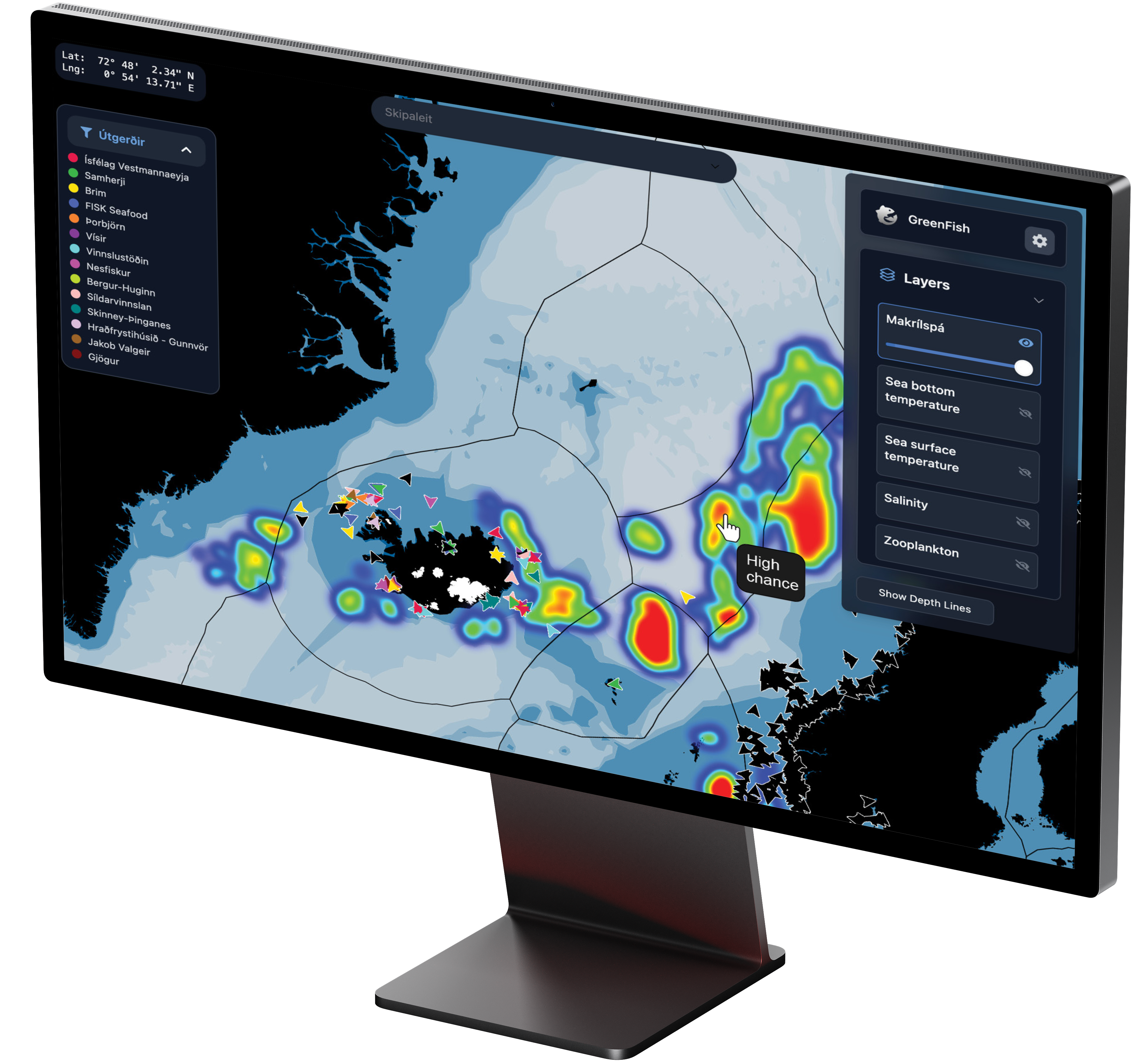 GreenFish Platform Mockup
